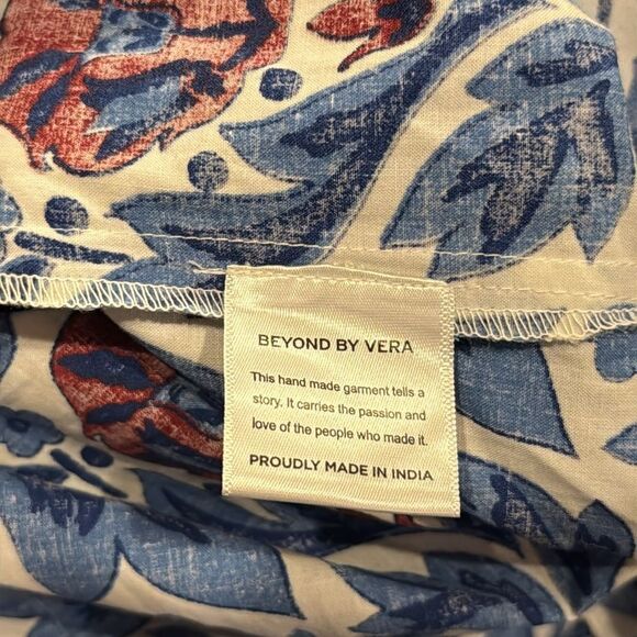 Beyond by Vera Poppy Dress, Pomegranate Blue M - Picture 5 of 6